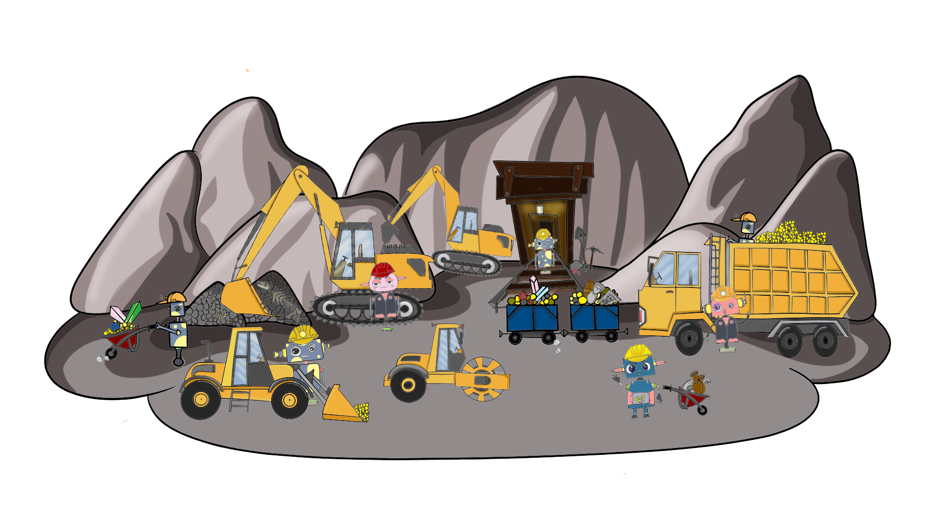 Excavators and Machinery - Advanced Mining Tech