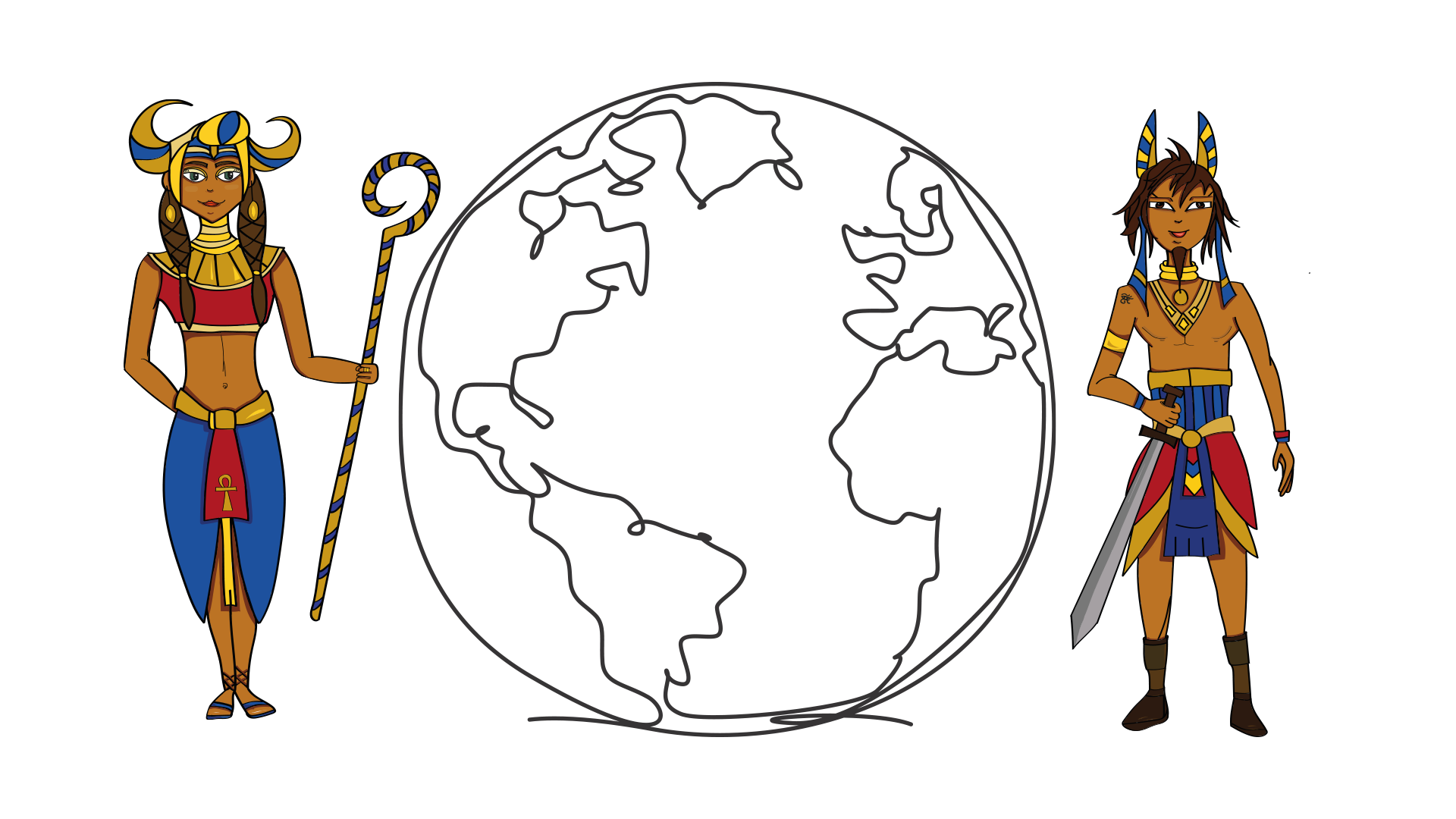 Celestial Guardians overseeing Earth