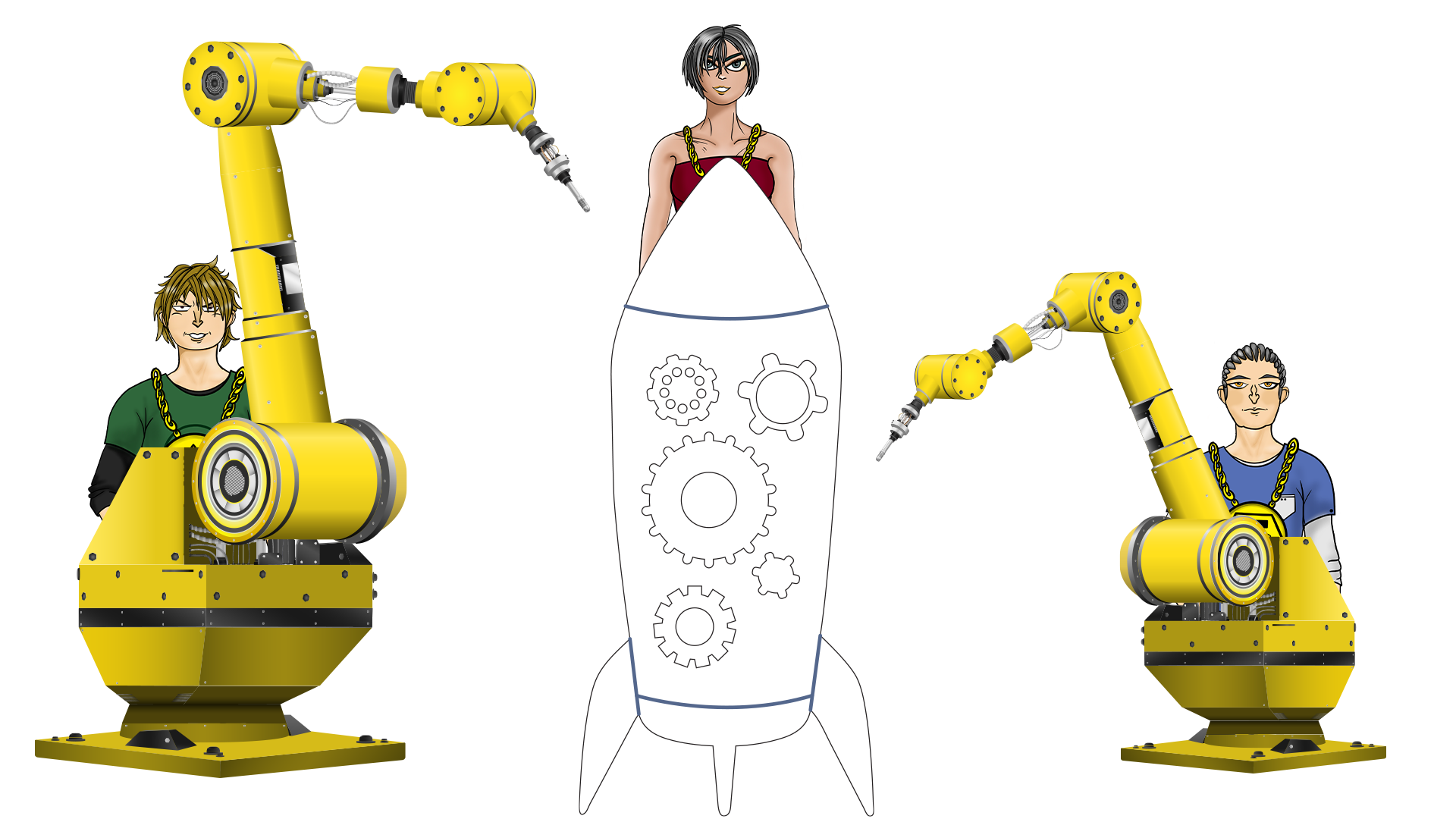 Working in a Space Shipyard